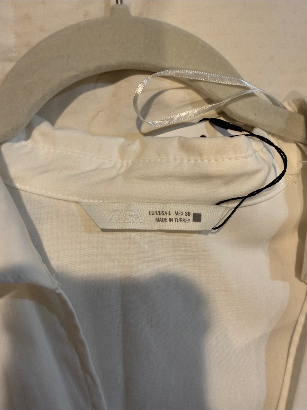 ZARA white poplin mini dress - Picture 2 of 4